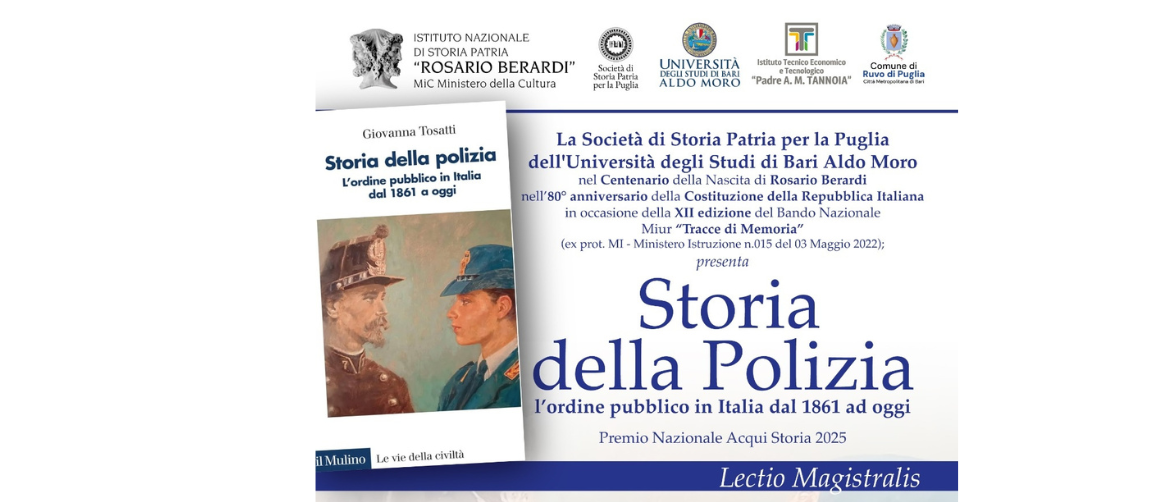 Storia della Polizia  Lectio Magistralis